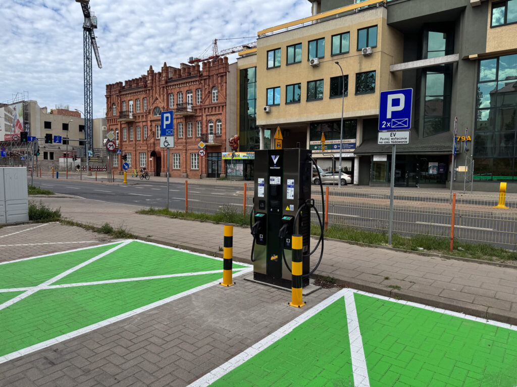 Stacja Ładowania - VOLTPOINT 60 kW - ul. Sienkiewicza, Białystok