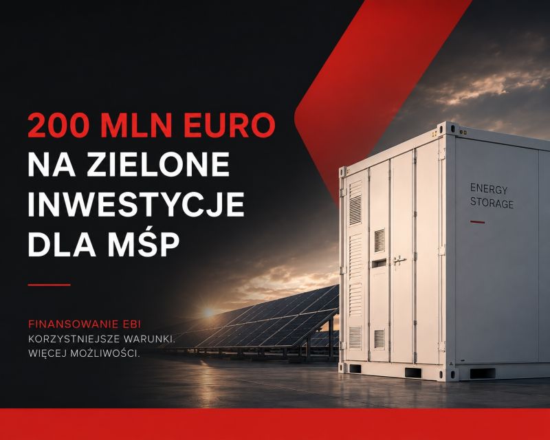 200 mln euro na zielone inwestycje dla polskich firm
