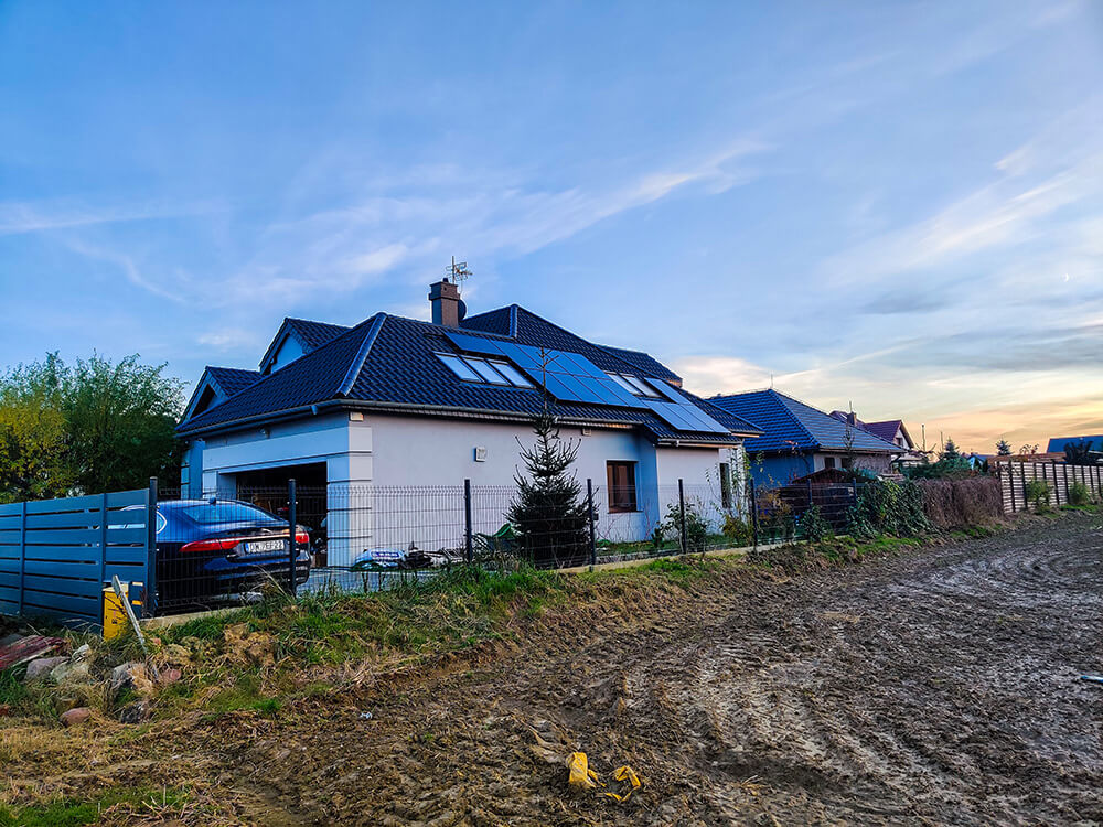 Realizacja fotowoltaiczna Gródków Szczęśliwa 2